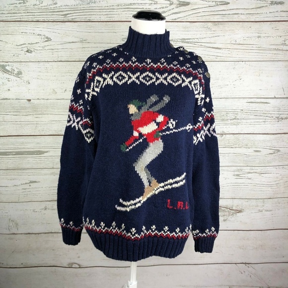 Lauren Ralph Lauren Sweaters - Lauren Ralph Lauren Vintage Navy Linen Sweater